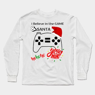 I Believe is the Game and Santa Long Sleeve T-Shirt
